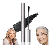 Black Mascara for Older Women 60 Plus,Telescopic Mascara Volume and Length for older women,Tubing lash mascara for mature ladies Waterproof Lasting Smudge-proof,For Sensitive Eyes & Aging Lashes