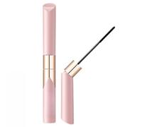 Black Mascara Half-Comb Silicone Brush Separates Lashes for Definition, Waterproof and Volume, Smudge-Proof, Curling and Lengthening, Clump-Free Volume All Day