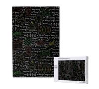 Black Mathematical Symbols Mathematical Formula,1000 Pieces Adults Puzzle Game Challenging Puzzles,Jigsaw Puzzles
