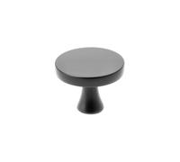 (Black Matt) Kitchen Cupboard Cabinet Door Drawer Round Knob Handle Dune by GTV 3 Colours