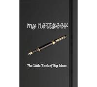 Black Matte Design Notebook For kids, Business Professionals, College and High School Students: Design 120 pages 6x9 white papers