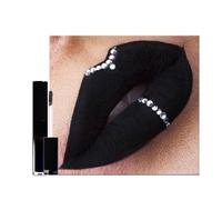 Black Matte Lipgloss, Waterproof Lip Gloss Lipsticks, Hot Color Non-stick Cup Lipstick Kit, Long Lasting Highly Pigmented Liquid Lipstick, Holiday Gifts Lips Balm for Women Makeup