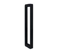 Black Matte Stainless Steel Shower Door Handle Sliding Barn Door Pulls 400mm Support Bar for Bathroom Durable Accessories for Modern Decor