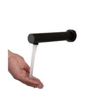 Black Matte Wall-Mounted Touchless Bathroom Faucet with Sensor Automatic Mixer for Sink Modern Design Easy Installation Stylish Home Upgrade