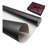 Black Matte Wrapping Paper Roll, 43cm X 12m Solid Color Pearly - lustre Paper, Perfect for Birthday,Wedding, Party, Christmas, Festival Gift Decorations