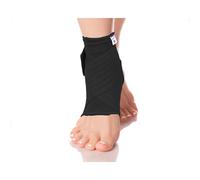 (Black, Medium) Actesso Ankle Support Strap - Sleeve for Weak Ankles, Sprains and Sports Injury