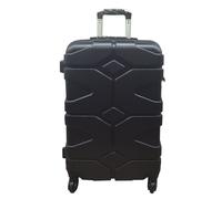 (Black, Medium) Hampton & Stewart Hard Shell Extra Large Suitcase
