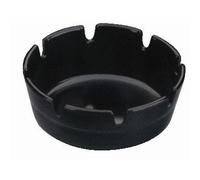 Black Melamine Ashtray 100mm. Sold singly.