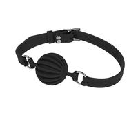 Black MEO® GAGLOCK™ - Lockable Silicone Ball Gag - Size - small