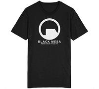 Black Mesa Research Facility T Shirt Half Gordon Freeman Gamer Gaming Gift Black 3XL