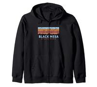 Black Mesa State Park Oklahoma Retro Cool Zip Hoodie