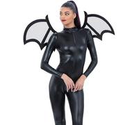 Black Mesh Devil Wings