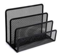 Black Mesh Letter Sorter Mail Business Document Tray Desk Office File Organiser Holder High Convenient and attractive