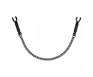 Black Metal Adjustable Nipple Clamps With Chain