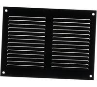 Black Metal Air Vent Grille 200mm X 150mm