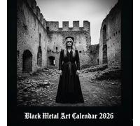 Black Metal Art Calendar 2026: 8.5 x 8.5 Square Monthly Planner & Organizer | A Grim Collection of High-Contrast Gothic Illustrations, Corpse Paint Sketches