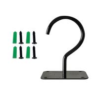 Black Metal Ceiling Hooks for Hanging Bird Feeders and Planter Sturdy Design for Home Decors Decorative Wall Hooks