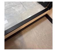Black Metal Door Edge Trim Transition Strip - L Molding Corner Trim for Floor/Laminate/Tile - Stair Edge Protector, Cuttable, 1m (3.3ft)