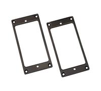 Black Metal Flat Electric Guitar Humbucker Pickup Ring, Frame Mounting Ring Pack of 2