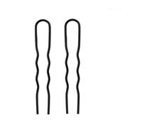 Black Metal Hairs Fork Clips Women Bride Hair Pin Combs Messy Bun Hairpin Clip Hooks Side Combs Updo Sticks Hairs Styling Tools(Style 05-2pcs)
