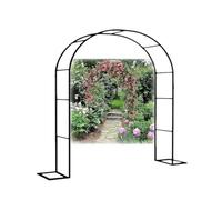 Black Metal Rose Arch for Climbing Plants & Wedding Decor Adjustable 80350cm Width 200230cm Height Perfect for Garden Trellis & Floral Arrangements