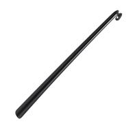 Black Metal Shoe Horn 80cm, Metal Extra Long Handled Shoehorn Helper with Easy and Comfort Grip for Men, Women