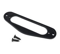 Black Metal Single Coil Pickup Mounting Ring for Fender Stratocaster Strat Guitar by VINTAGE FORGE | PRS10-BLK