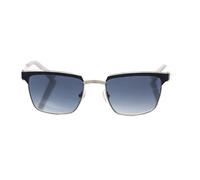 Black Metallic Fiber Clubmaster Sunglasses - male - Frankie Morello - Sunglasses - Gray - ONE SIZE - Accessories ONE SIZE