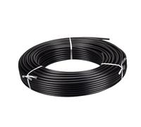 Black Micro Irrigation Tube I.D 5mm/O.D 8mm for Gardening Watering 8mm(1/4in) 100m(328ft)