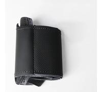 Black Microfiber Leather Car Steering Wheel Cover Auto Interior For Toyota For Yaris Vios RAV4 06-09 For Scion XB 2008 Parts(Blue2)