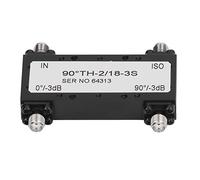 Black Microstrip 3dB Bridge Aluminium Alloy Robust Wear Proof Microstrip Bridge Coupler for CDMA LTE WIFI L Band S Band C Band