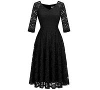 Black Midi Dress - UK Wedding, Party & Funeral Wear for Women - 3XL