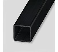 Black MILD Steel Square Tube Hollow Metal 25mm x25mm Box Section 1M 2Meter 3Meter Opposite Wall Support (150 CM 59 Inches or 1.5 Meter)