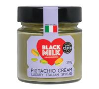 Black Milk Pistachio Cream Spread 230g - Made In Italy - Bake or Spread - Gluten Free - Single Jar