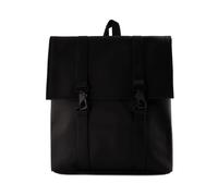 Black Mini Backpack - Synthetic Material- unisex- Rains- Backpacks- Black- ONE SIZE- Bags ONE SIZE