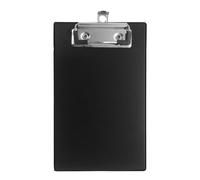 Black Mini Clipboard - Small Pocket A6 Clip Board
