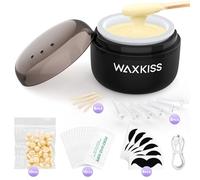 Black Mini Nose Wax Kit for Eyebrow Ear Facial Hair Removal at Home Salon