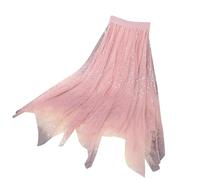 Black Mini Skirt Tulle Skirts with Sequins and Star Pattern for Little Girls, Long Sequin Skirt, Tutu, High Low Skirt, Sparkling A-Line Skirt with Elastic Waist Romper Girls, pink, 13- 14 Years
