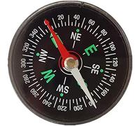 Black Mini Survival Compass Outdoor New Pocket Oil Filled Compass for Camping Hiking Portable Navigation Camping Handheld Outdoor Activities Accessory (40mm)