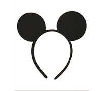 Black Minnie Mouse Ears on 1.5cm Alice Band Birthday Hen Party