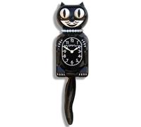Black Miss Kitty-Cat Clock
