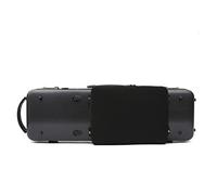 Black Mixed Carbon Fiber 4/4 Violin Case Music Sheet Bag Password Lock Oblong Violin Box Professional Violin Case