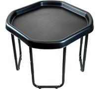 Black Mixing Play Spot Tuff Tray & Height Adjustable Stand - For Fun & Messy Sand, Water & Glitter Play ([ Small - 70cm ], [ Tray & Stand ])