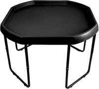 Black Mixing Tuff Play Spot Tray And Height Adjustable Stand - For Fun & Messy Sand, Water & Glitter Play. ([ Tray & Stand ], [ Large - 100cm ])