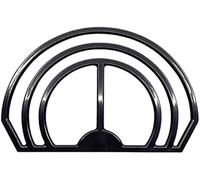 Black Modern Hat Brim Bender, Hat Shaper for Baseball Caps Plastic Dual Slots Design Perfect Hat Curving Band, Practical Convenient,Brim Bender,Hat Brim Shaper,Head Protection