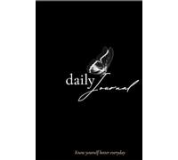 Black Modern Minimal Personal Journal