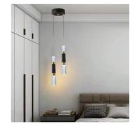Black Modern Pendant Lights LED Acrylic Lamp Illuminated Ceiling Chandelier Light,Hanging Light