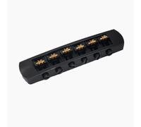 Black Modern Roller Tunematic Guitar Bridge