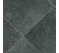Black Modern Stone Effect Anti-Slip Vinyl Flooring For Home, Shops, Offices, 2.0mm Thick Vinyl Sheet-1M(3'3") X 4M(13'1")-4M²