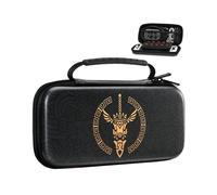 (Black) MoKo Carry Case for Nintendo Switch and New Switch OLED Console,Hard Shell Portable Travel Carry Case w/10 Game Card Slots
